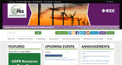 Desktop Screenshot of ieee-pes.org